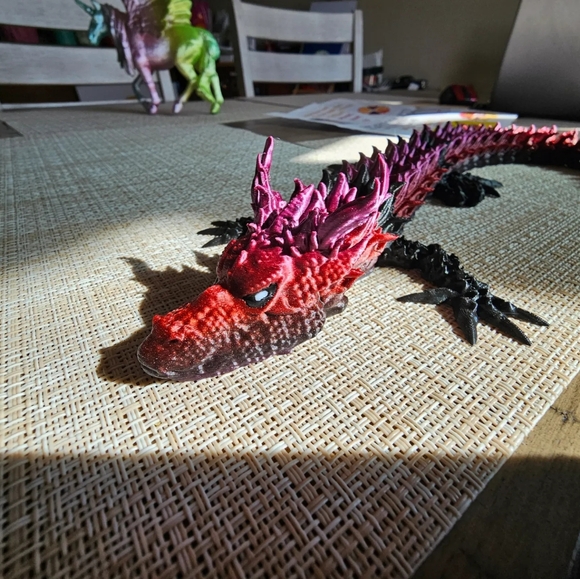 XL Articulated Crystal Dragon Toy - As Seen On TikTok! - Picture 2 of 4